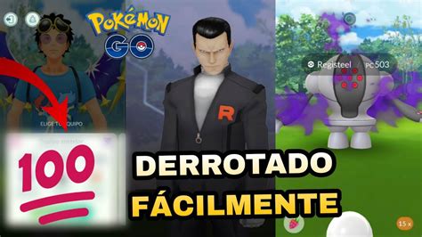 Como Derrotar A Giovani Y Captura Registeel Oscuro Pokemon Go Youtube