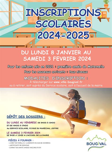 Le service scolaire et périscolaire Ville Bougival