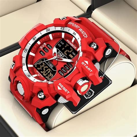 Lige New Military Watches For Men Sport Chronograph Alarm Wristwatch