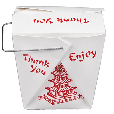 Pack Of 15 Chinese Take Out Boxes Pagoda 32 Oz Quart Size Party Favor