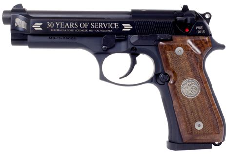 Beretta 92FS 30th Anniversary Limited Edition 9mm 10 1 4 9 Pistol In