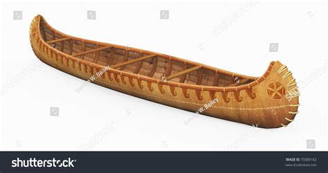 Indian Canoe Stock Illustration 75589162 Shutterstock