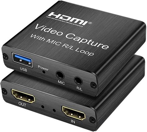 Carywon Capturadora De Video Hdmi K Hdmi A Usb Convertidor Video