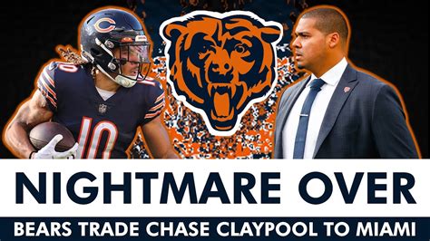 TRADE ALERT Chicago Bears Trade Chase Claypool To Miami Dolphins For