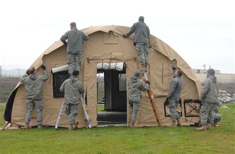 Crw Airmen Learn Basic Tent Building Travis Air Force Base News