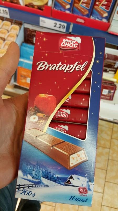 Mister Choc Lidl Schokoriegel Bratapfel Kalorien