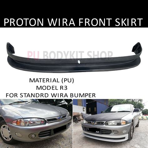 Proton Wira R Front Skirt Pu Bodykit Shopee Malaysia