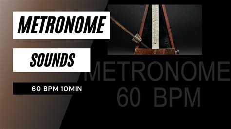 60 BPM Metronome Sounds - 60 bpm metronome free online sound for sleep ...