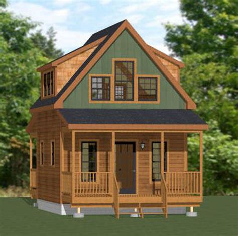 16x20 House 1-bedroom 1-bath 574 Sq Ft PDF Floor Plan Instant Download