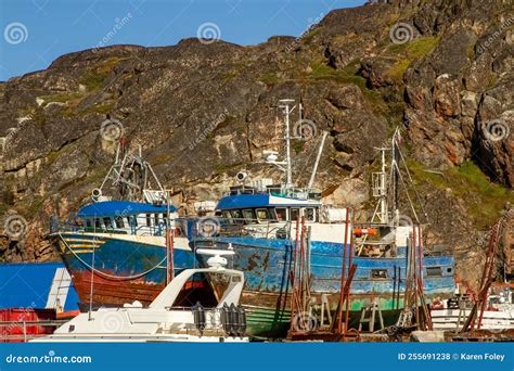 Barcos Pesqueros Antiguos Foto De Archivo Imagen De Glaciar