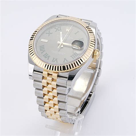 Rolex Datejust 41mm Wimbledon Two Tone Jubilee 126333 New York