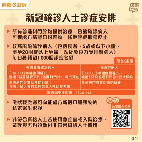 一文看清｜撤銷隔離令後安排 無病徵確診者可如常外出或上班 觀點匯聚 香港再出發大聯盟 官方網站