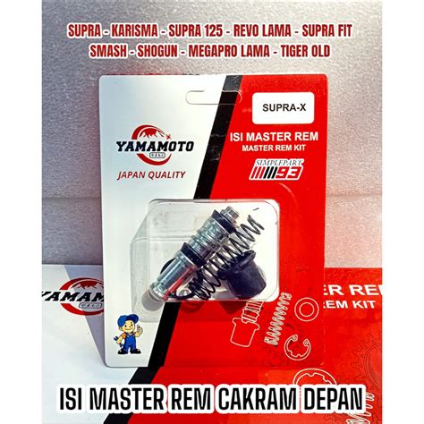 Jual Seal Sil Kit Isi Master Rem Depan Yamamoto Motor Supra