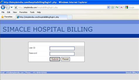 Hospital Management System Source Code In Php