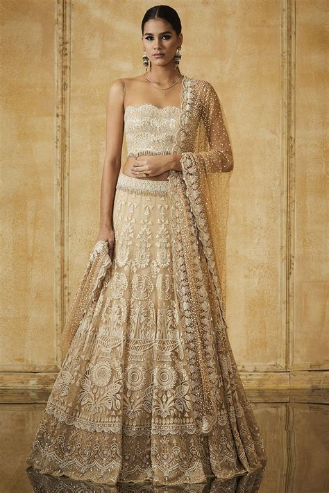 Buy Embroidered Lehenga Set By Tarun Tahiliani At Aza Fashions