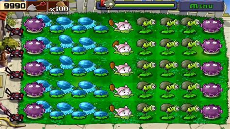 Plants Vs Zombies Winter Melon Cattail Gatling Pea Gloom Shroom