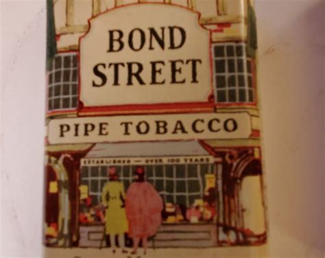 Vintage Bond Street Tobacco Tin Great Graphics Etsy