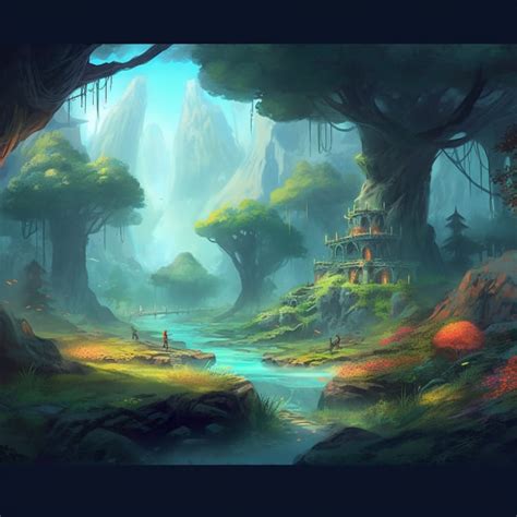 Make fantasy environment concept art , landscape and etc by Achernardcv ...