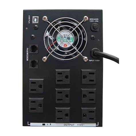 NO BREAK UPS VICA 3000VA 1800W 8 TOMAS RJ45 PANTALLA LCD S 3000