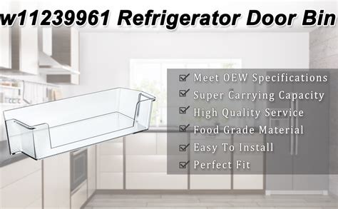 Amazon Pack W Refrigerator Door Bin Shelf Compatible