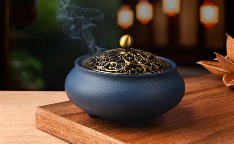 Plainele Ceramic Incense Burner With Incense Holder