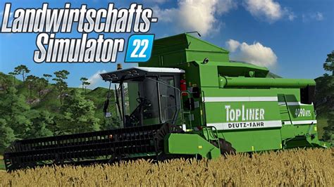 Ls Haut Beyleron Weizen Ernte Mit Dem Deutz Fahr Topliner