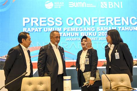 RUPS TAHUNAN BNI 2022 ANTARA Foto