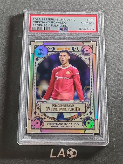 【la足球】2022 Topps Merlin Chrome Cristiano Ronaldo 欧冠欧联梅林 曼联 C罗 葡萄牙 葡萄牙体育