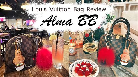 Louis Vuitton Alma Bb Review And What Fits The Best Luxury Bag For The Winter Holidays Youtube