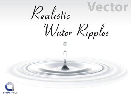 Free Realistic Vector Water Ripples Vector for Free Download | FreeImages