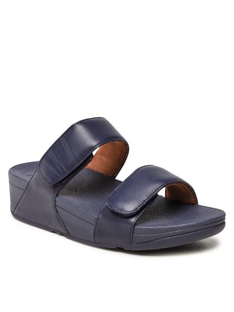 Klapki Fitflop Lulu Fv6 399 Granatowy Pl