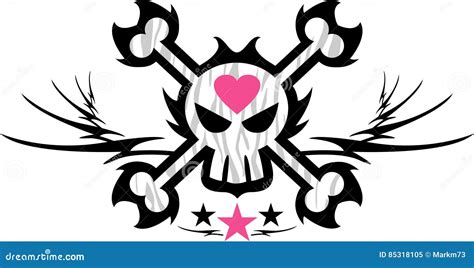 Pirate Skull With Cross Bones Hat And Eyepatch Red Background Logo