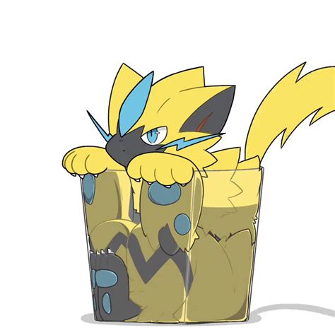 192853 Safe Artisttontaro Fictional Species Legendary Pokémon Mythical Pokémon Zeraora