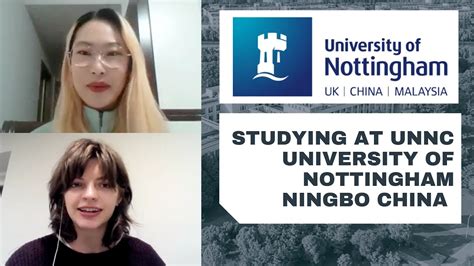 Student S Experience Studying At The University Of Nottingham Ningbo