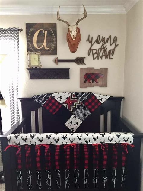 Buffalo Plaid Kwekerij Baby Zimmer Ideen Baby Boy Crib Bedding