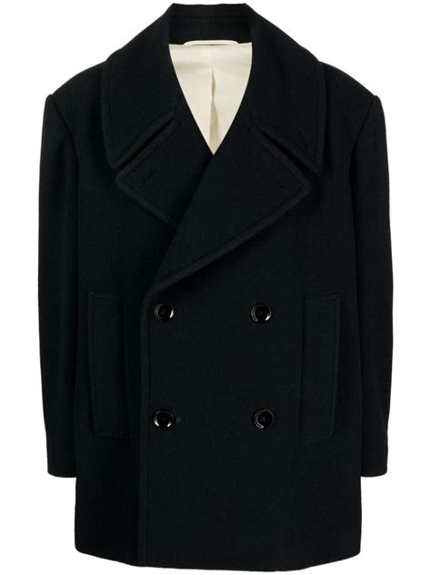 Double Breasted Wool Coat Lemaire