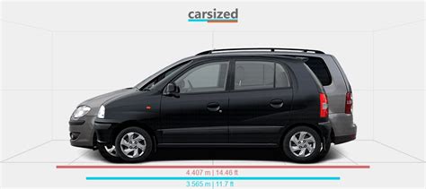 Dimensions Hyundai Atos 2004 2005 Vs Volkswagen Touran 2006 2010