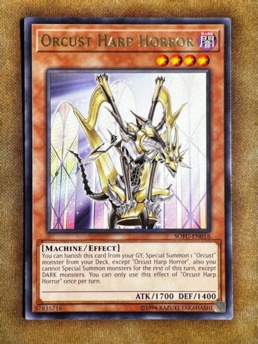 Yugioh Orcust Harp Horror SOFU EN016 Rare NM EBay