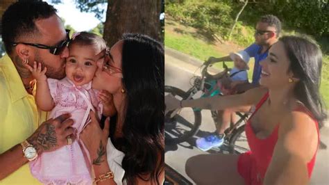 Neymar Se Derrete Em Primeiro Passeio De Bicicleta Da Filha Bruna