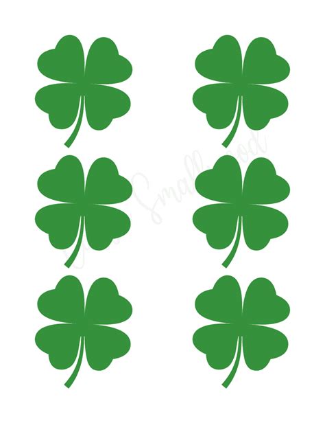 12 Cute Four Leaf Clover Printable Templates Free Artofit