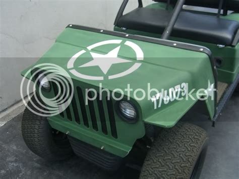 Custom Fast 23mph Golf Cart 48v Willys Army Jeep Body Lsv Carts