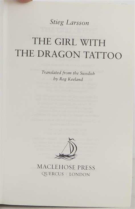 The Girl With The Dragon Tattoo Trilogy Stieg Larsson First