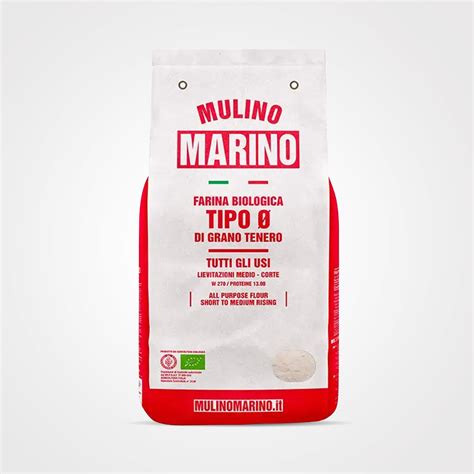 Farina Bio Di Grano Tenero Tipo Kg Mulino Marino