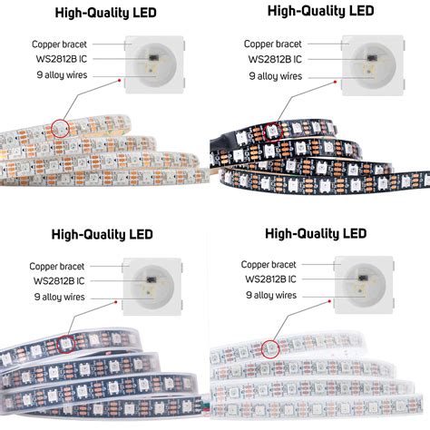 Sk Ws B Eco Dc V Leds Ft Arduino Uno Individually