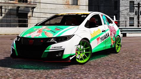 Honda Civic Type R Fk2 Itasha Livery Gta5