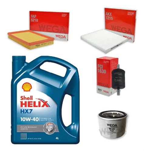 Kit Filtros L Aceite Shell W Renault Kwid Wega