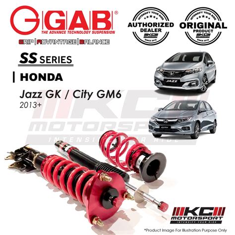 Honda Jazz GK City GM6 2013 GAB SS Series Fully Adjustable