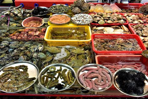 Mysterious Sea Creatures At Jagalchi Fish Market In Busan South Korea