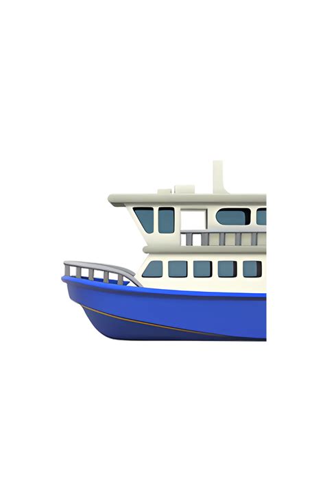 ⛴️ Ferry Emoji Ferry Emoji Red Funnel