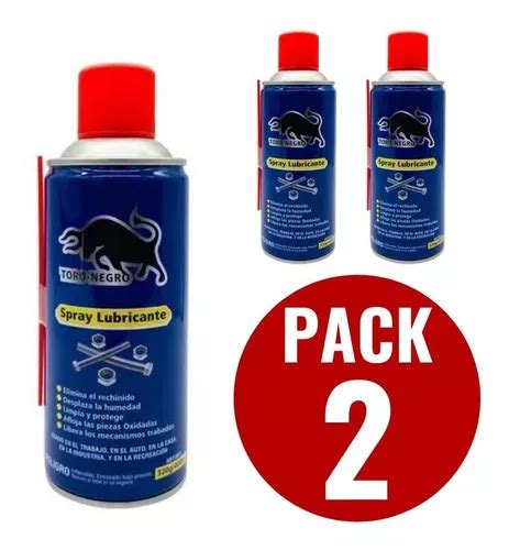 Spray Lubricante Anticorrosivo Ml Toro Negro Pack Cuotas Sin